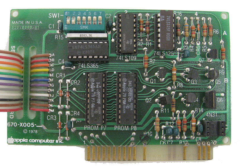 Apple II Serial Interface Card
