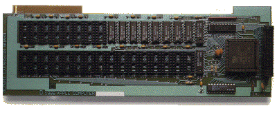 Apple IIc memory expansion card - Photo credit: Apple IIc Memory Expansion Card Owner's Guide. Cupertino, California, Apple Computer, Inc., 1986: Cover.