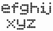 8-pin dot matrix