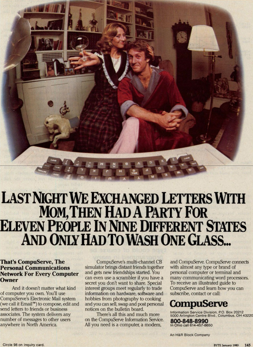 CompuServe ad, Jan 1983
