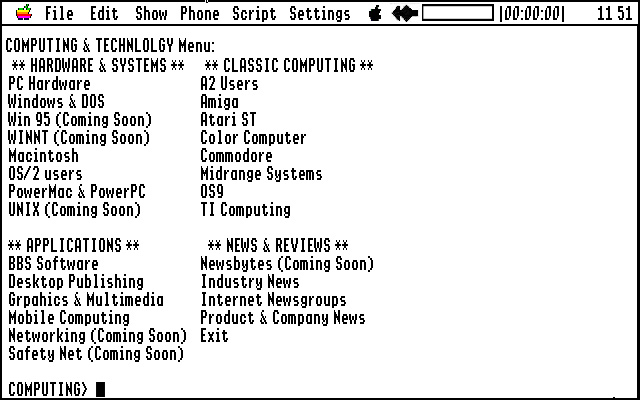 Delphi screenshot, Nov 1996