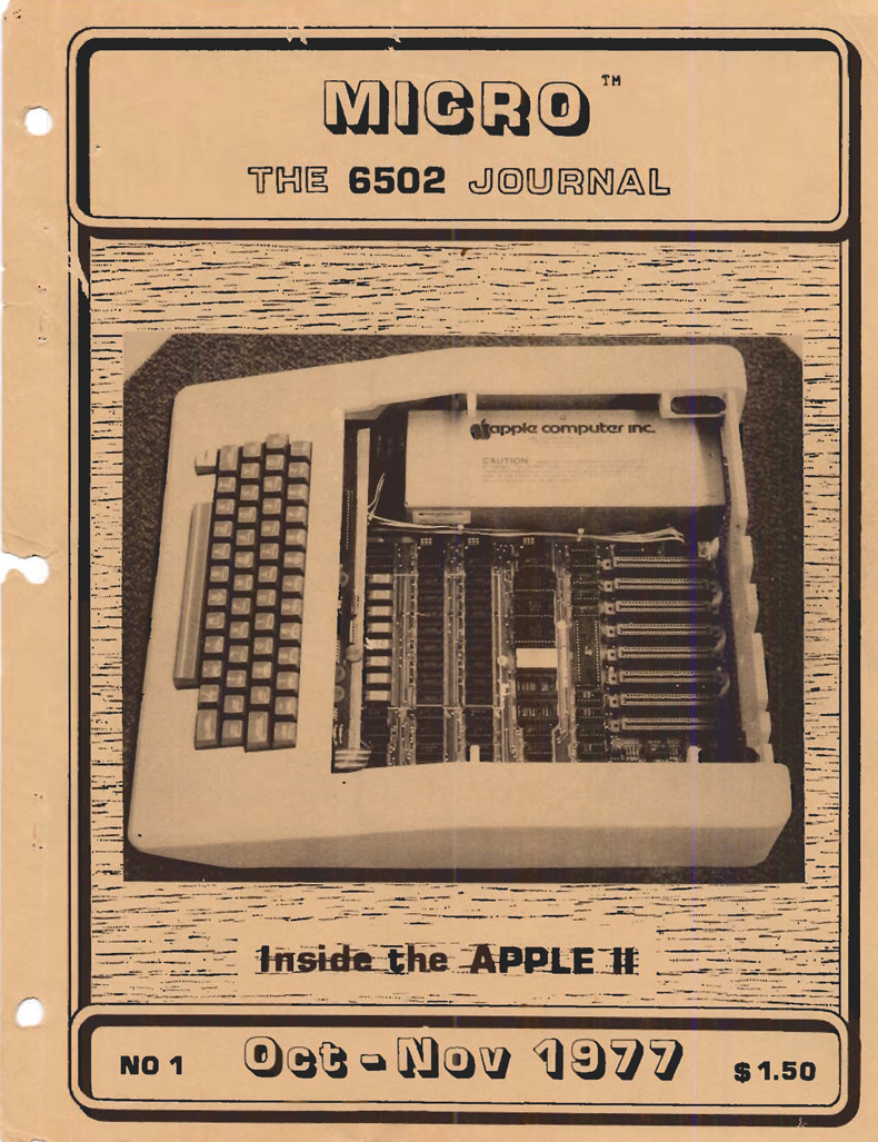 Micro, Oct 1977, 1st issue
